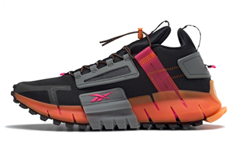 Reebok Zig Kinetica Edge Black Pink Orange