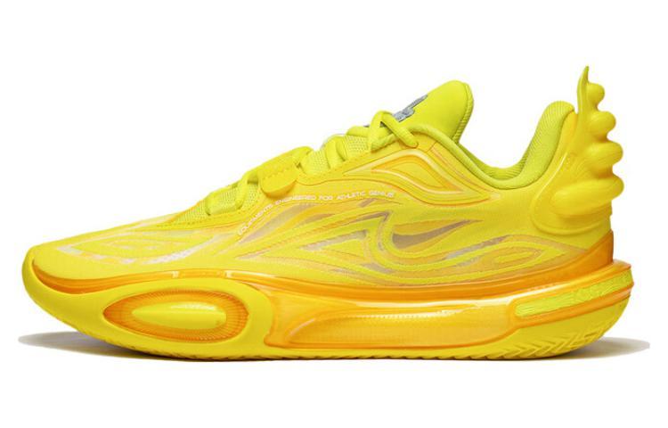 LINING All City 11 V2 Basketball Shoes Men Low-Top Lemon