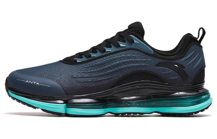 Anta Anti-Slip Wear-Resistant Low-Top Running Shoes Men's Black Green