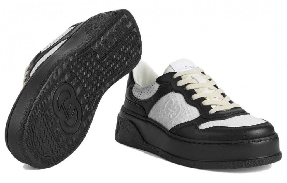 GUCCI Women's Gg Embossed Sneaker 'Black White' Women's купить в интернет-магазине Yoocart с быстрой доставкой по России.