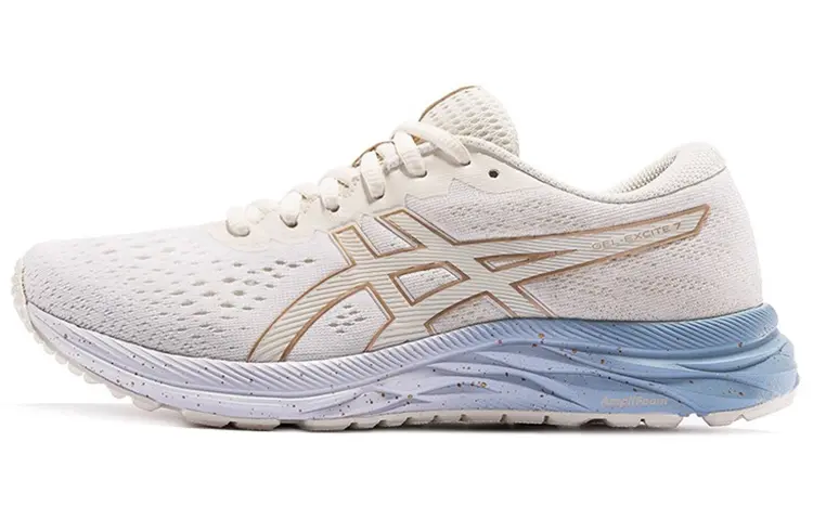 Asics Gel Excite 7 Low Top Running Shoes Women's White Blue