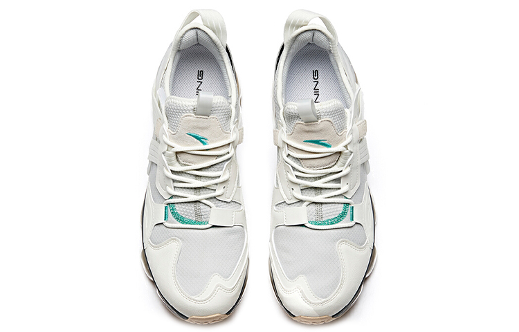 Anta Cushioning Abrasion Resistant Coverage Support Rebound Low Top Running Shoes Men's White Gray купить в интернет-магазине Yoocart с быстрой доставкой по России.