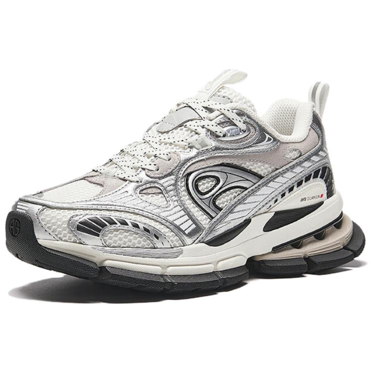 Anta Champion Series AG-G01 Anti-Slip Wear-Resistant Low-Top Casual Shoes Women's Silver White купить в интернет-магазине Yoocart с быстрой доставкой по России.