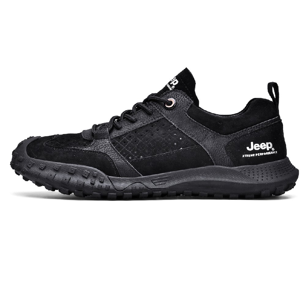 Jeep Breathable Low-Top Outdoor Shoes Men's Black