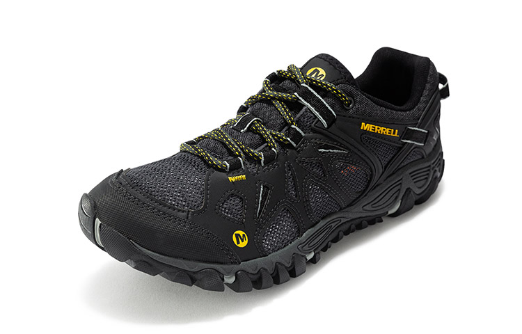 MERRELL All Out Blaze Shock Absorbers Slip Resistant, Abrasion Resistant, Breathable Low Top Casual Shoes Men's Black купить в интернет-магазине Yoocart с быстрой доставкой по России.