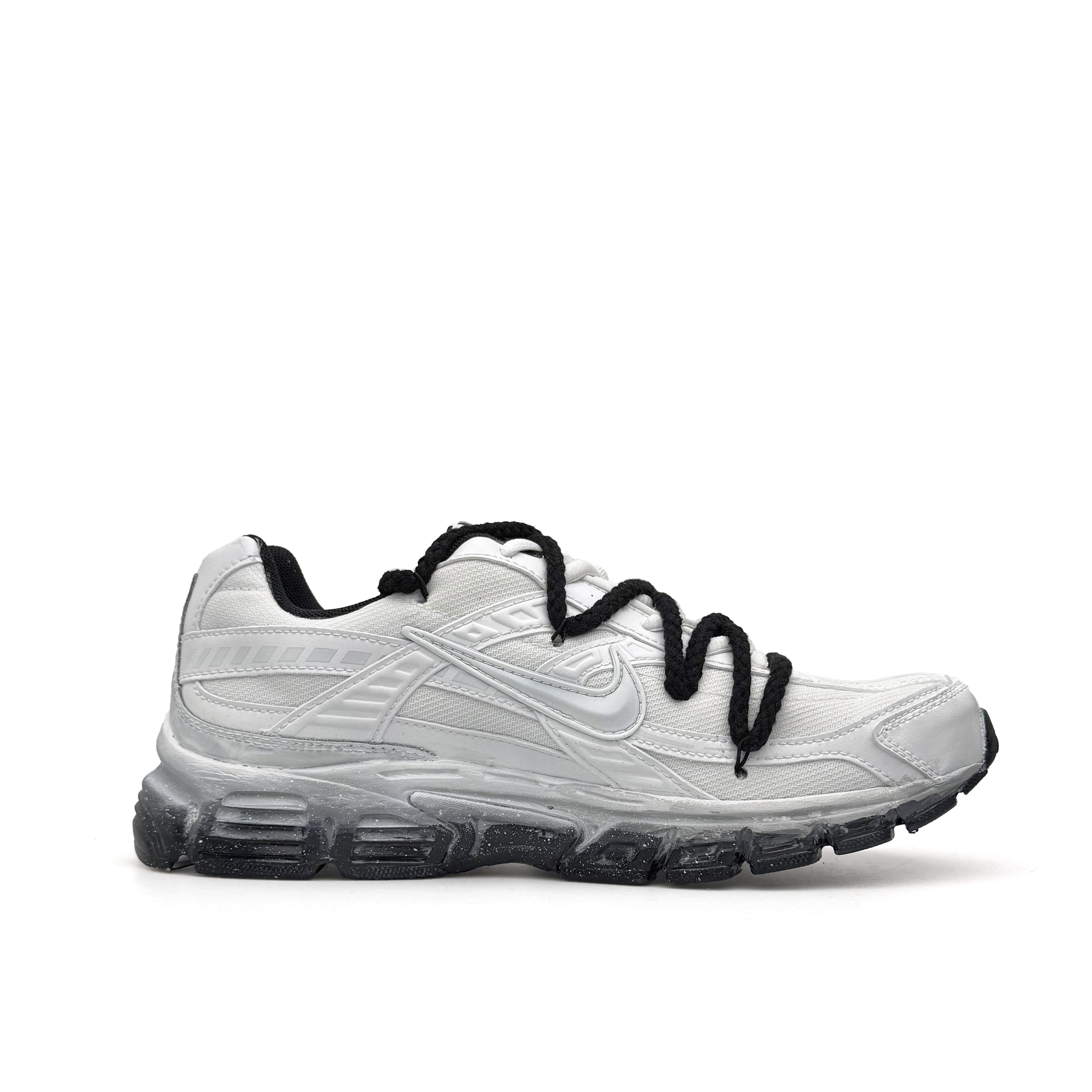 Nike Initiator Abrasion Resistant, Breathable, Lightweight Low top Casual Running Shoes Unisex Black Gray White