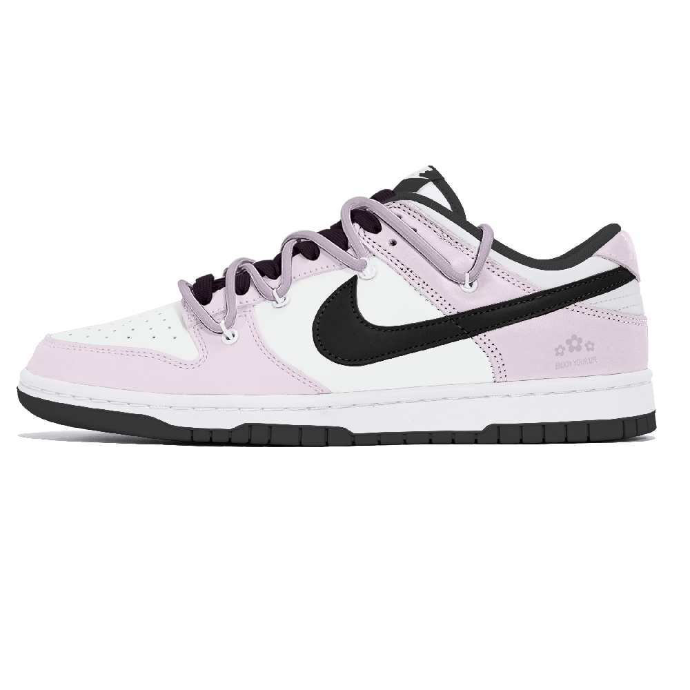 Nike Dunk Abrasion Resistant Low Top Skateboard Shoes Unisex Purple