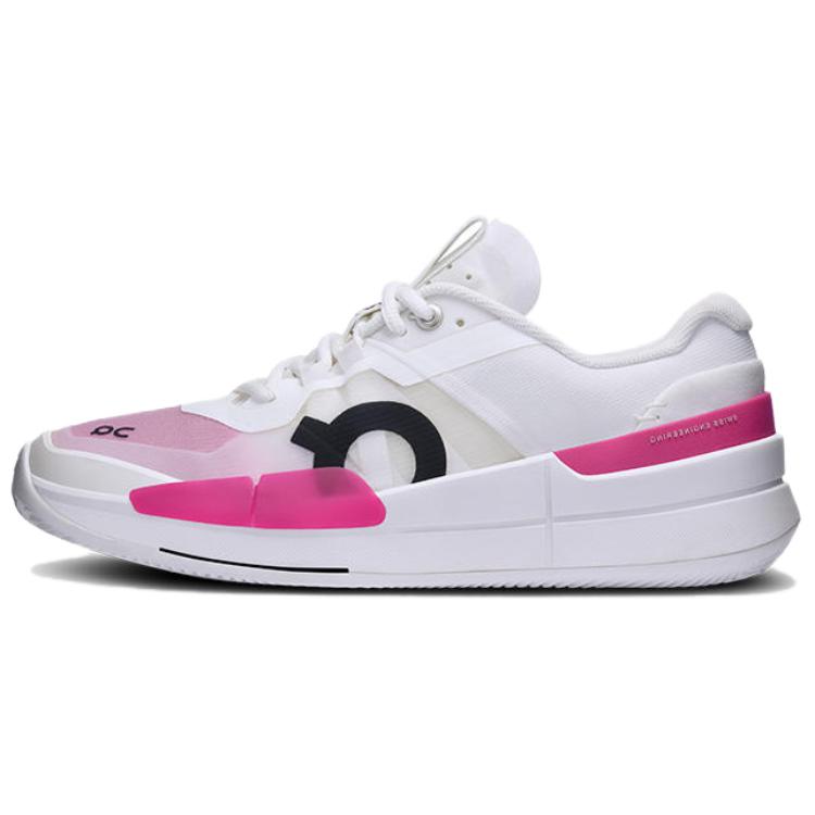 On THE ROGER Pro 2 Low Top Tennis Shoes Men's White Pink
