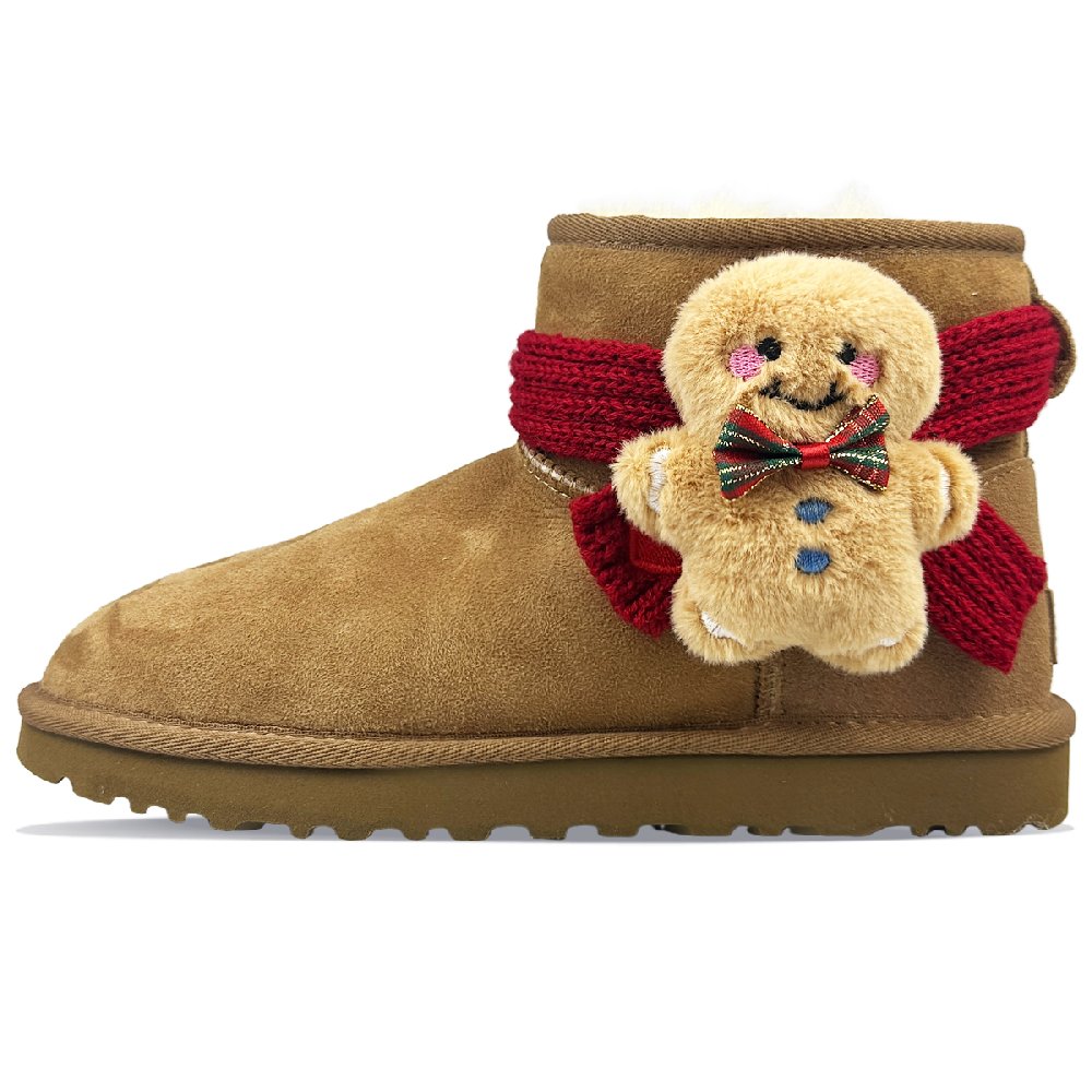 UGG CLASSIC MINI Warm And Wear-Resistant Short Snow Boots Women's Brown