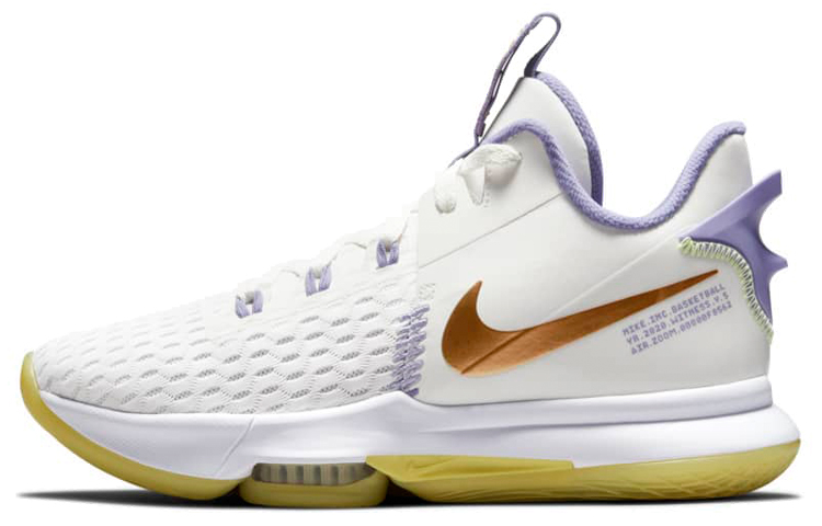 Nike LeBron Witness 5 'Summit White Metallic Bronze'