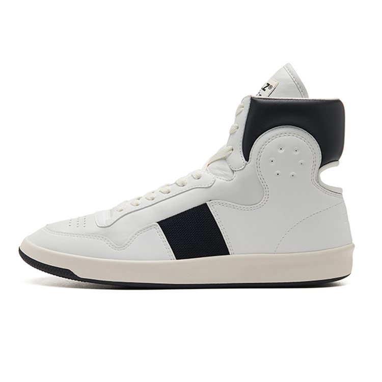 EQLZ EQUALIZER 1970 Lightweight High Top Vintage Basketball Shoes Unisex Urban Black