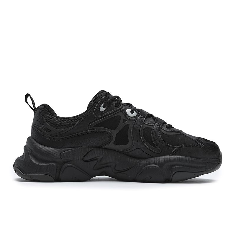 FILA MARS 3 Abrasion Resistant Breathable Low Top Running Shoes Women's Black