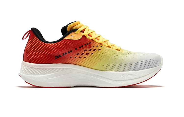 Saucony RIDE 17 Shock Absorbers Low Top Running Shoes Men's White Yellow купить в интернет-магазине Yoocart с быстрой доставкой по России.