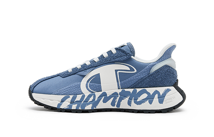 Champion Slip Resistant Low Top Running Shoes Men's Blue