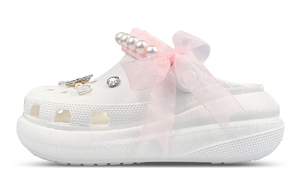 Crocs Crush Clog Clogs Unisex White