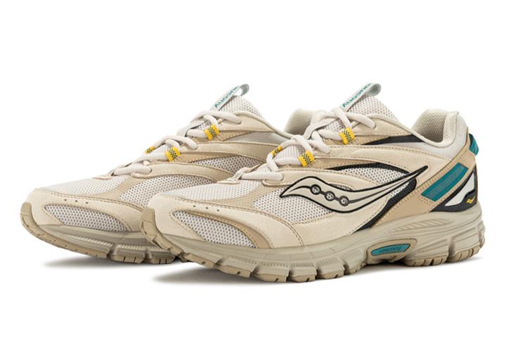 Saucony Cohesion 2K Classic 2K Cushioning Anti-Slip And Wear-Resistant Low-Top Running Shoes Unisex Gray Brown