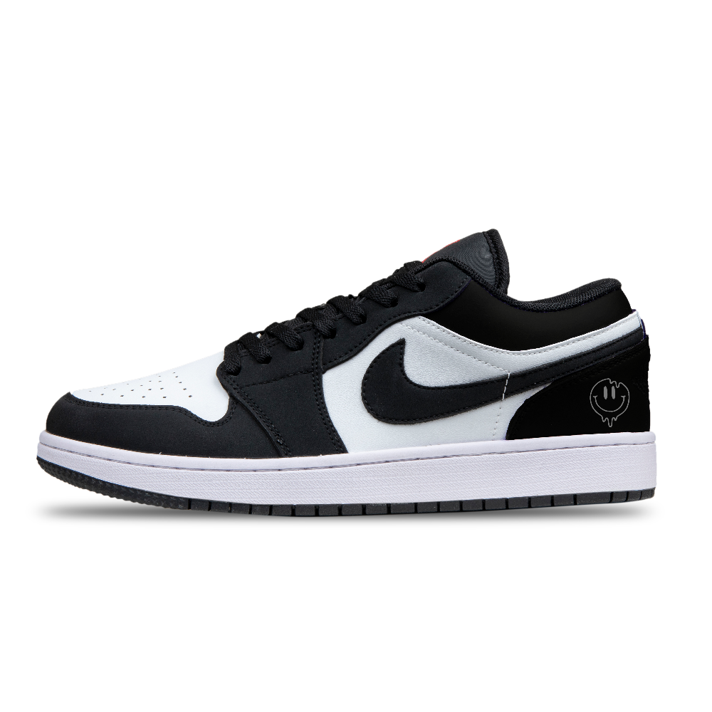 Jordan Air Jordan 1 Masterful Creation, Nighttime Abrasion Resistant Low Top Vintage Basketball Shoes Unisex Black