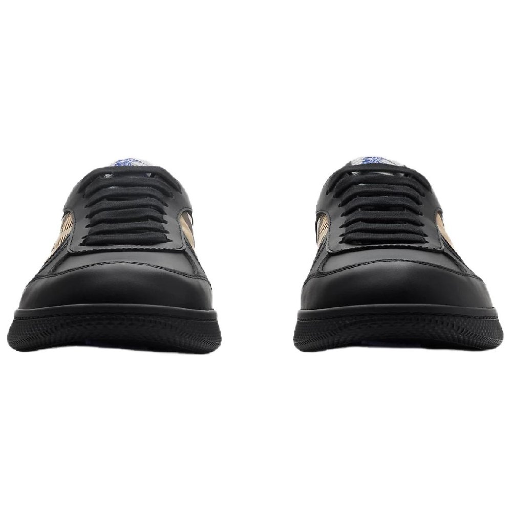 Burberry Low Top Skateboard Shoes Men's Black