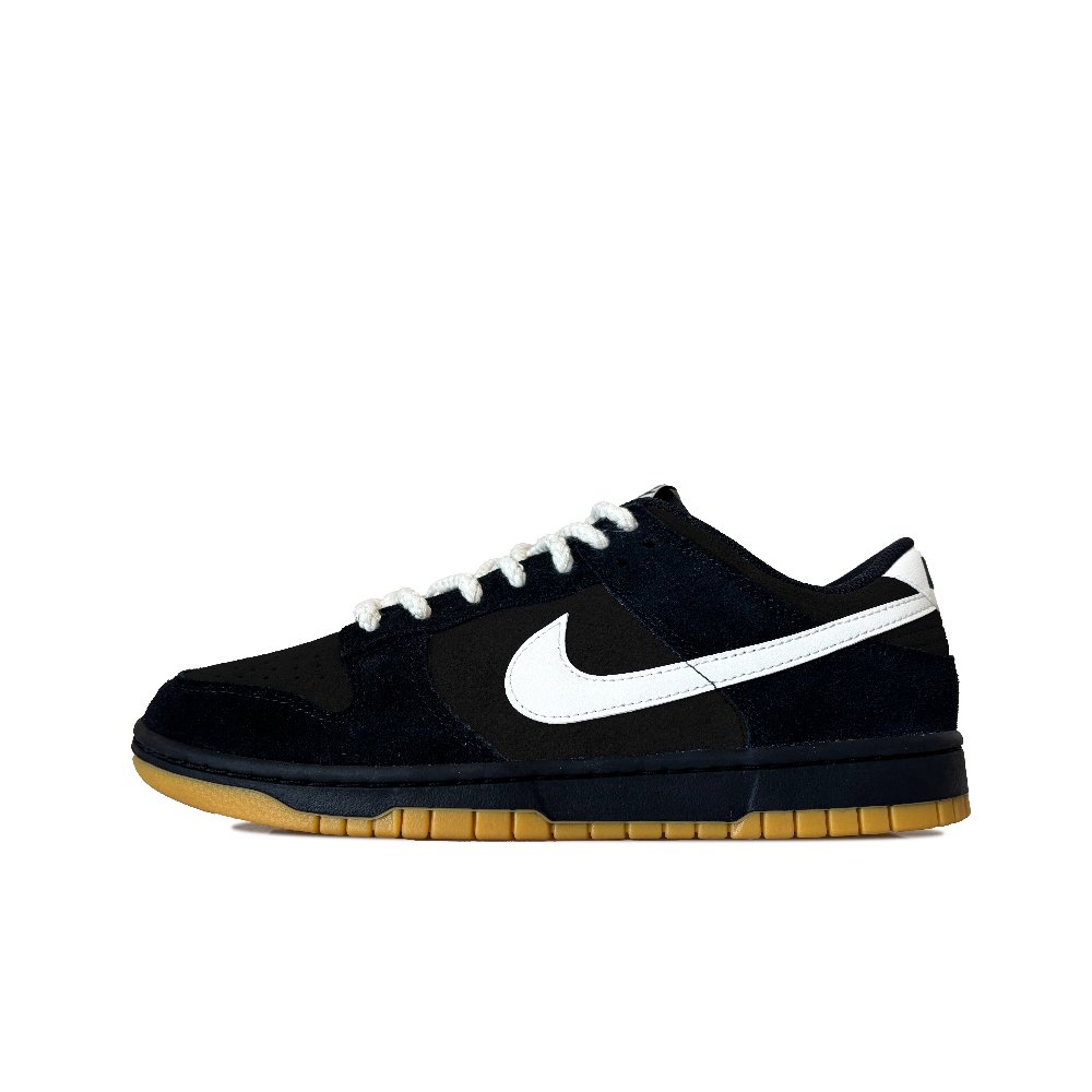Nike Dunk Mysterious Black Hole Anti Slip Wear Resistant Low Top Skateboard Shoes Unisex Black White