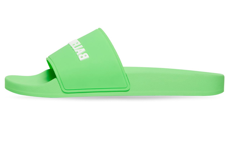 Balenciaga Pool Slide Green White