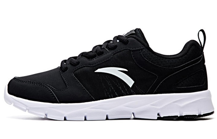 Anta Running Collection Non-slip Wear-resistant Shock Absorption Low-Top Running Shoes Women's Black