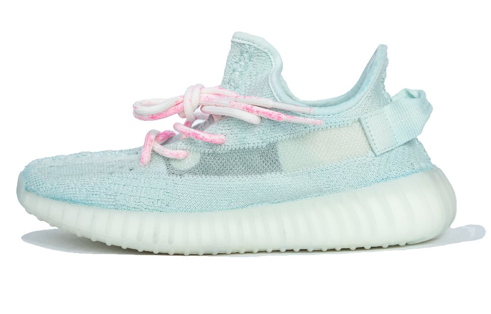 Adidas Originals Yeezy Boost 350 V2 Ice Cream Low-Top Casual Shoes Unisex Ice Blue Powder