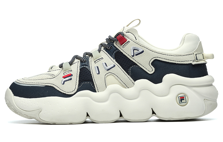 FILA Panini Low top Casual Shoes Men's Ecru Blue