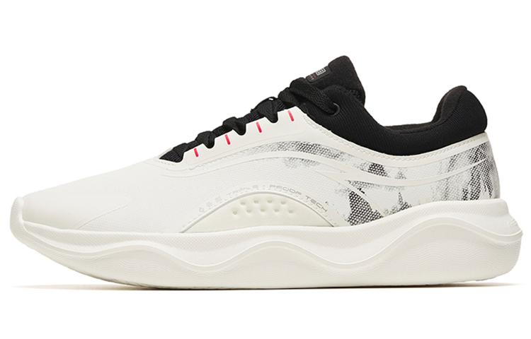 Anta Shenxi Cushioned Slip-Resistant Abrasion-Resistant Low-Top Training Shoes Men's White Black