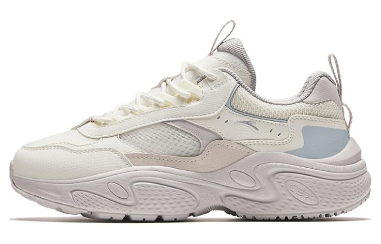 Anta Stars Cushioning Wear-Resistant Low-Top Casual Shoes Women's White Gray Blue