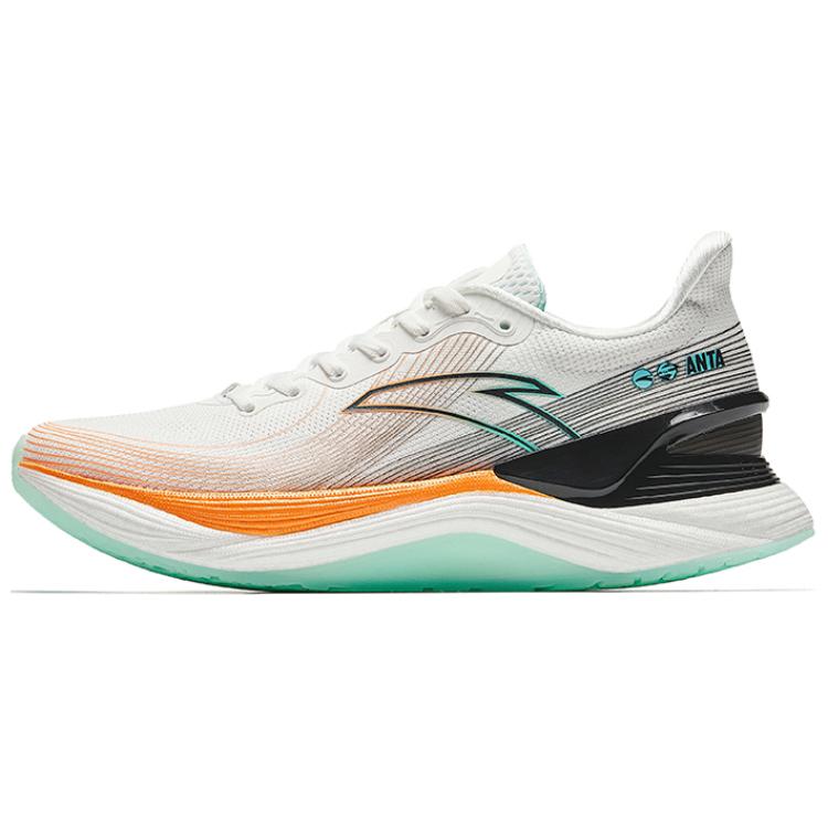 Anta Chuang 2.0 Pro Anti-Slip Wear-Resistant Low-Top Casual Running Shoes Men's White Orange Black