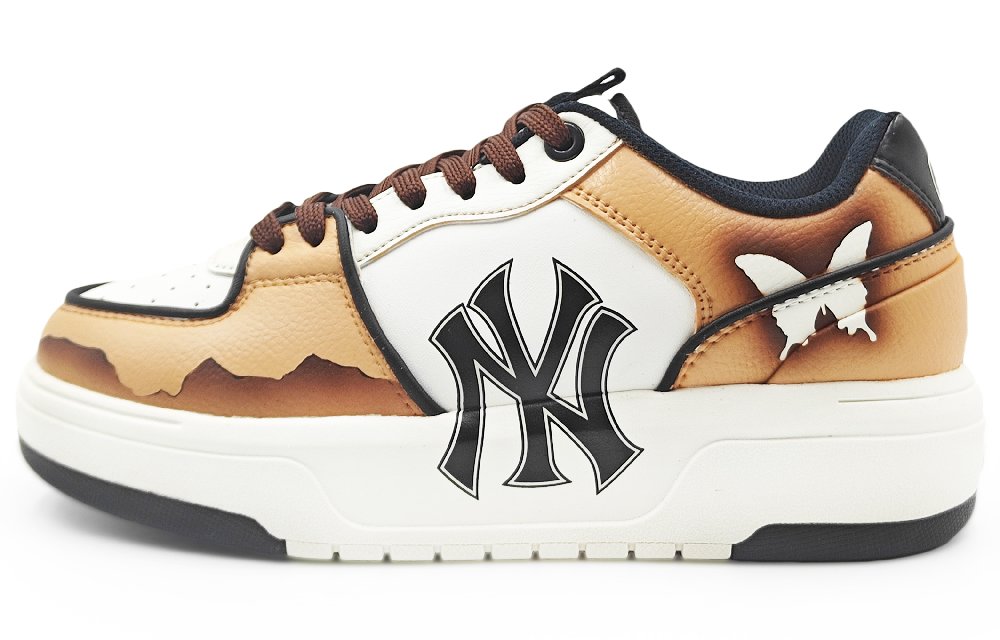MLB Chunky Liner Abrasion Resistant Low Top Skateboard Shoes Unisex Brown