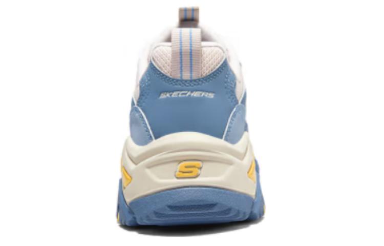 Skechers Cushioning Wear-Resistant Low-Top Casual Shoes Women's Blue Beige купить в интернет-магазине Yoocart с быстрой доставкой по России.