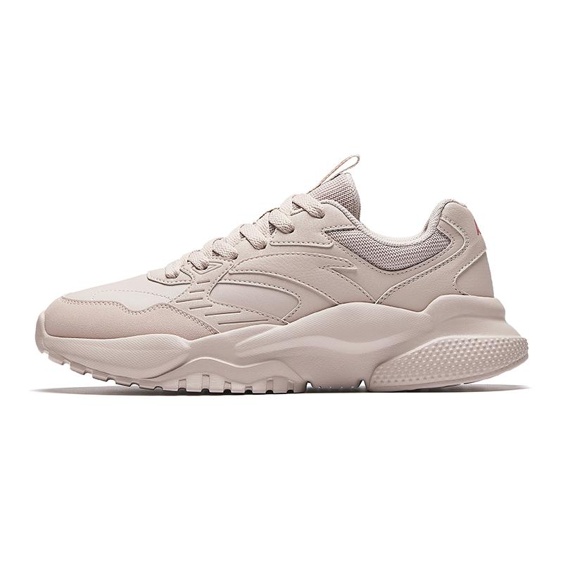 Anta Life Collection Anti-Slip Wear-Resistant Low-Top Casual Shoes Women's Lotus Gray