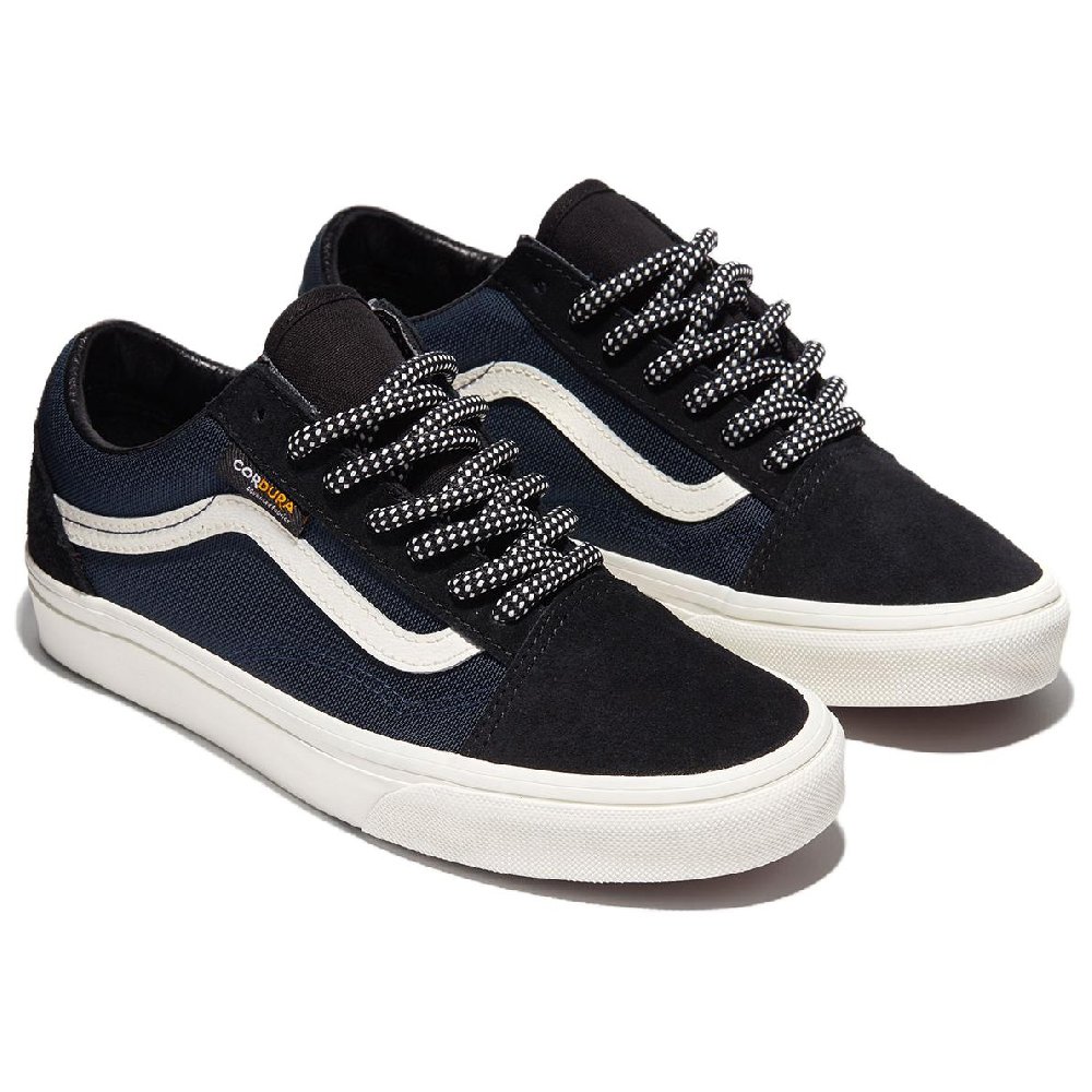 Vans Anti Slip Wear Resistant Low Top Skateboard Shoes Unisex Dark Blue