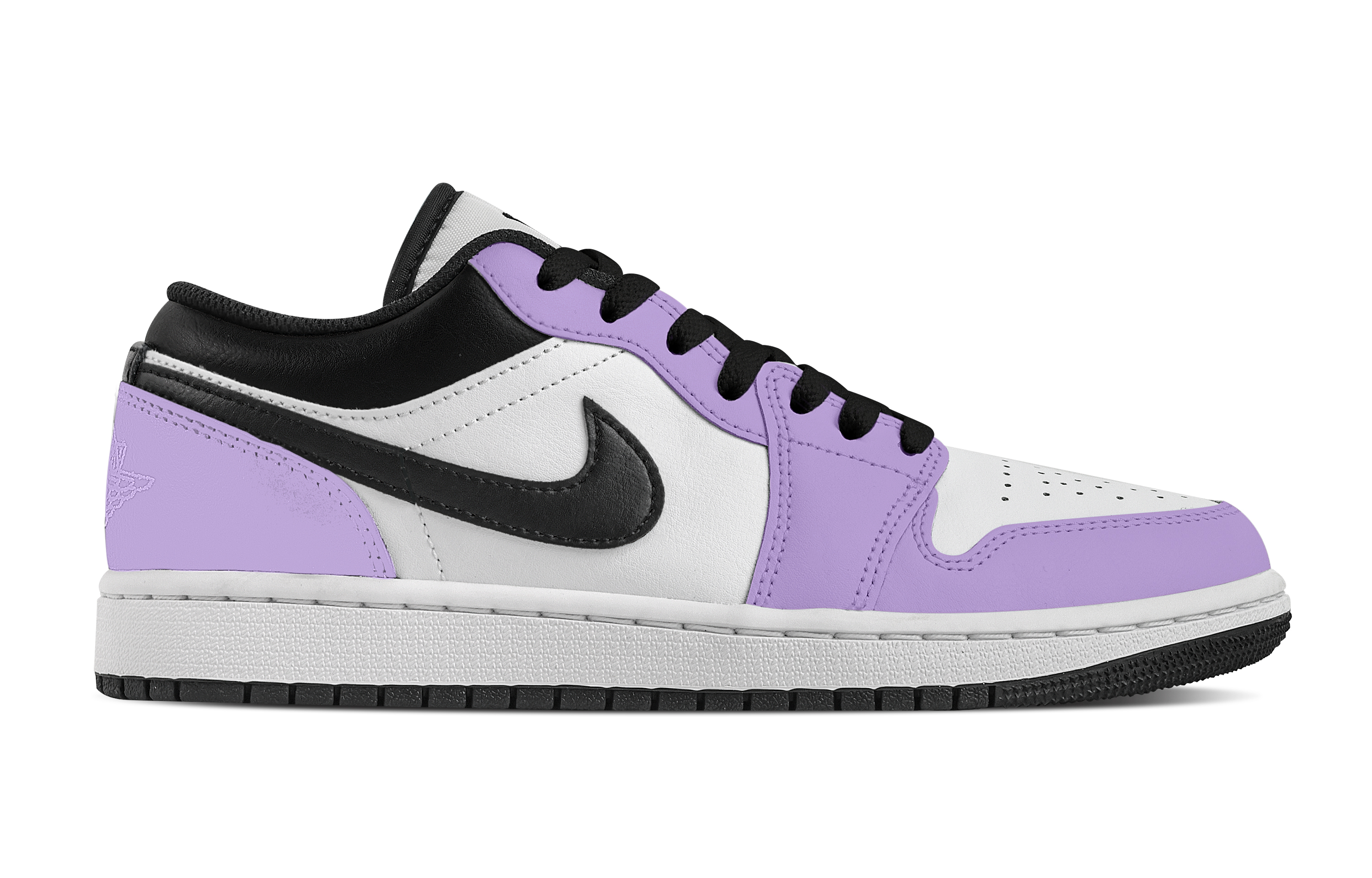Jordan Air Jordan 1 Cute Skeleton 1 Abrasion Resistant Low top Vintage Basketball Shoes Women's Purple White купить в интернет-магазине Yoocart с быстрой доставкой по России.
