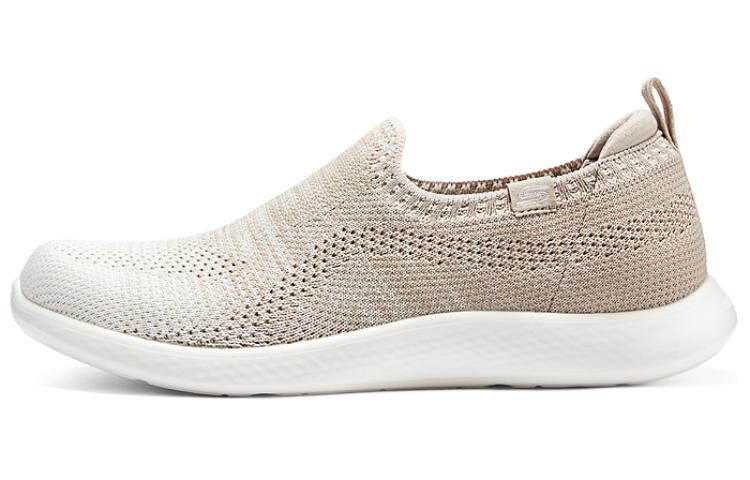 Skechers Wear-Resistant Breathable Supportive Balanced Lightweight Low-Top Casual Shoes Women's Taupe