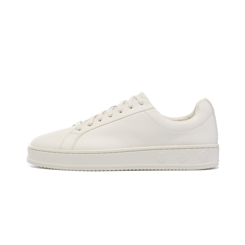 LI NING 1990 Classic Collection Low Top Skateboard Shoes Women's Ecru