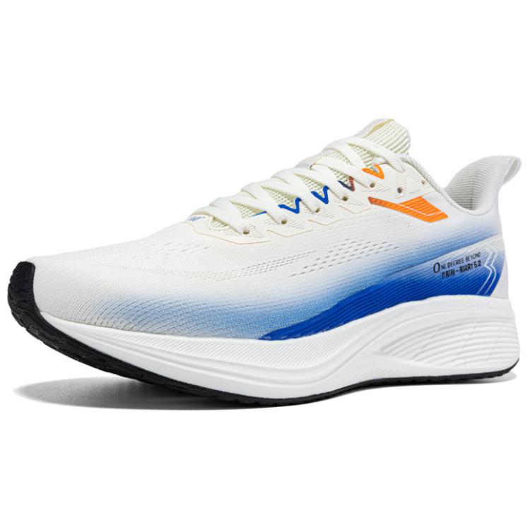 361° Anti Slip Wear Resistant Low Top Running Shoes Men's White Blue