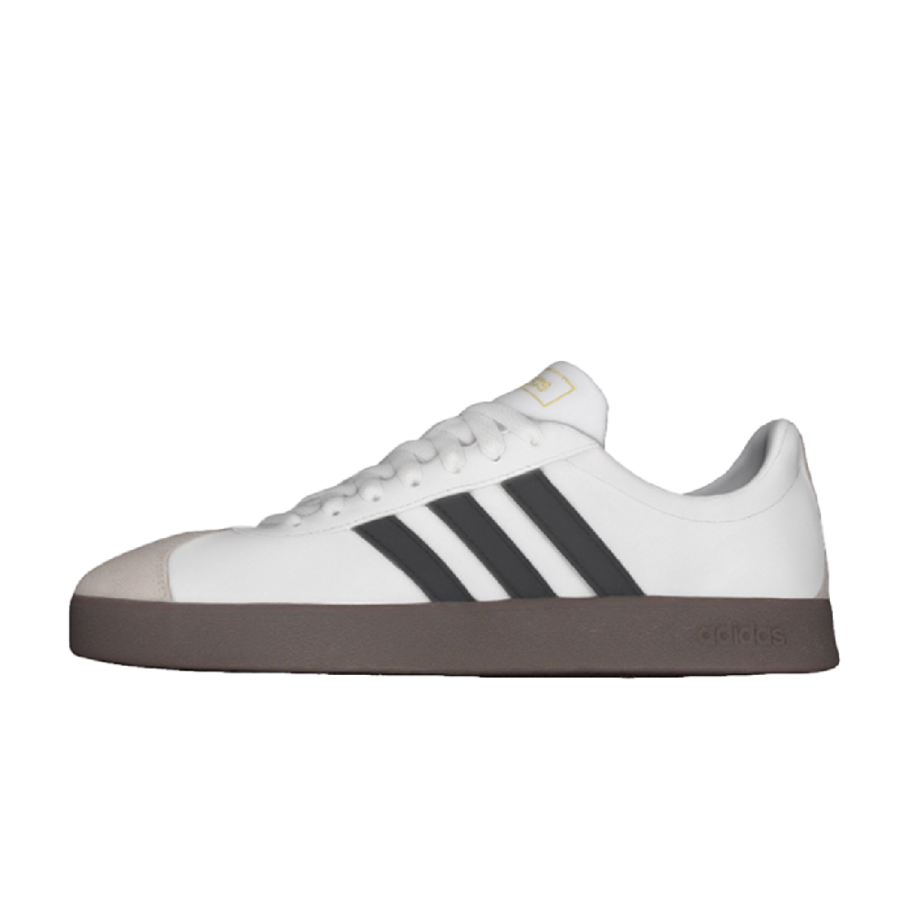 Adidas Neo VL Court 2.0 Blue Ocean Shock Absorbers Low Top Skateboard Shoes Unisex Gray Brown
