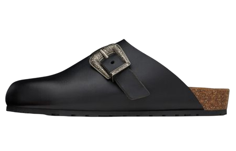 SAINT LAURENT Buckled Slip-on Loafers