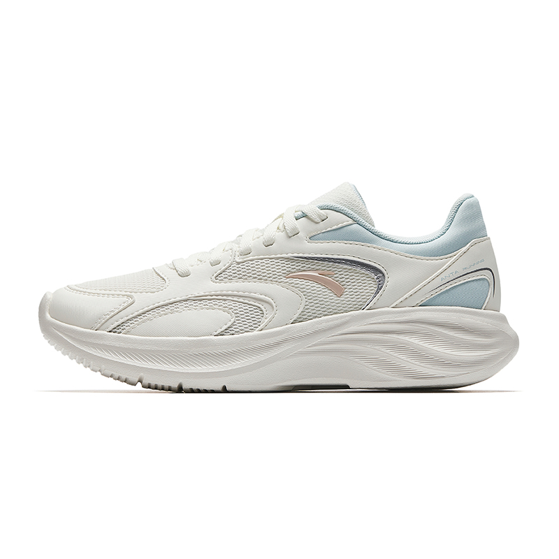 Anta Star Cloud 2 Slip Resistant And Breathable Low Top Casual Running Shoes Women's White Blue