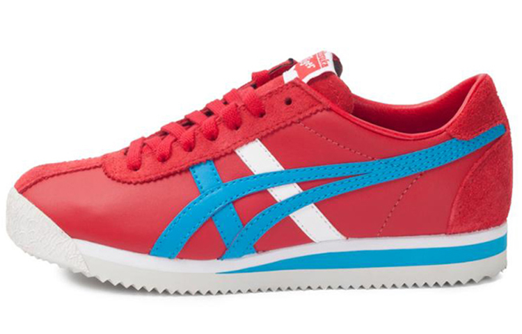 Onitsuka Tiger Corsair Abrasion Resistant Low Top Casual Shoes Unisex Red Blue White