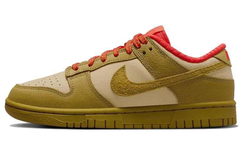Nike Dunk Low Bronzine Sesame Picante Red Women's