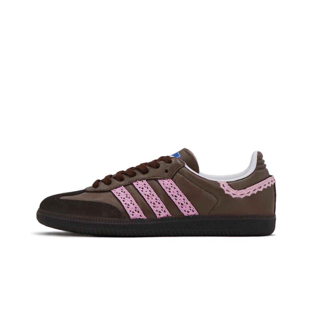 Adidas Originals Samba Low-Top Skateboard Shoes Unisex Brown Pink