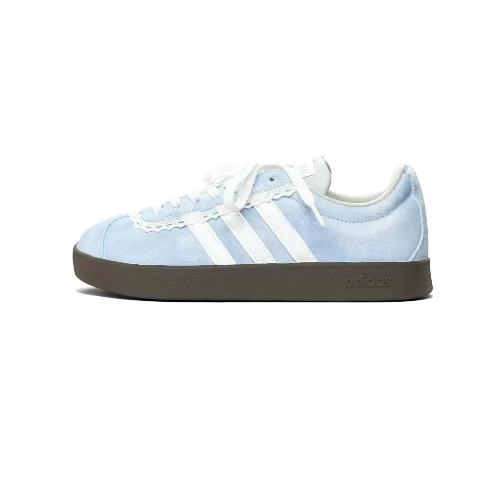 Adidas Vl Court Classic Angel Fragment Abrasion Resistant Balance Low top Skateboard Shoes Unisex Light Blue