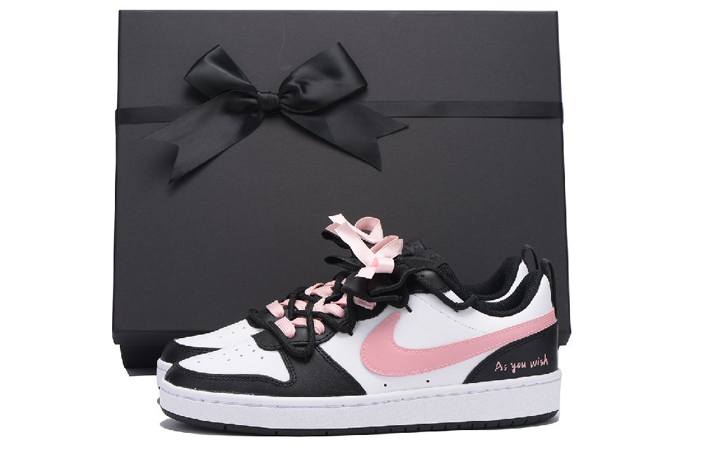 Nike Court Borough Skateboard Shoes Women's Low-Top White