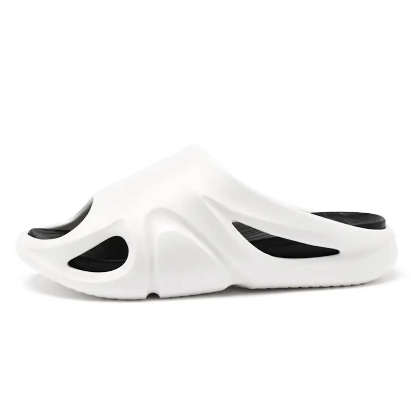 Jeep EVA Slide Slippers Men's White Black