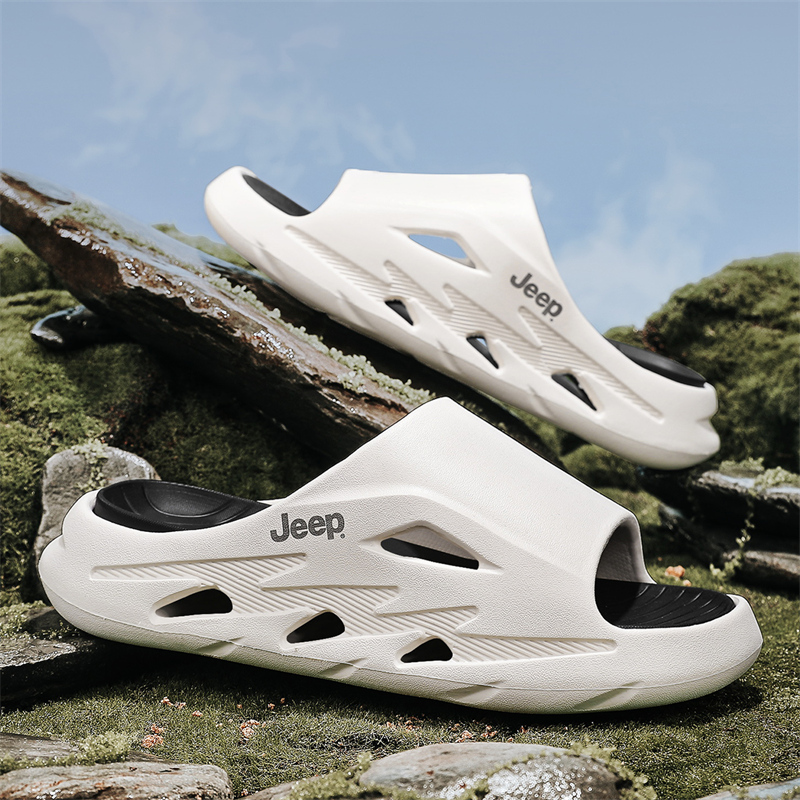 Jeep EVA Cushioning Slide Slippers Unisex купить в интернет-магазине Yoocart с быстрой доставкой по России.