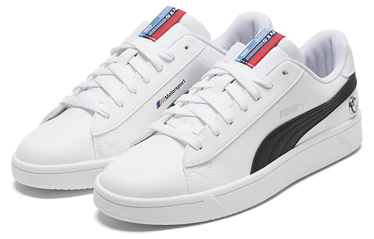 PUMA Bmw Motorsport Court White/Black/Red Casual Board Shoes