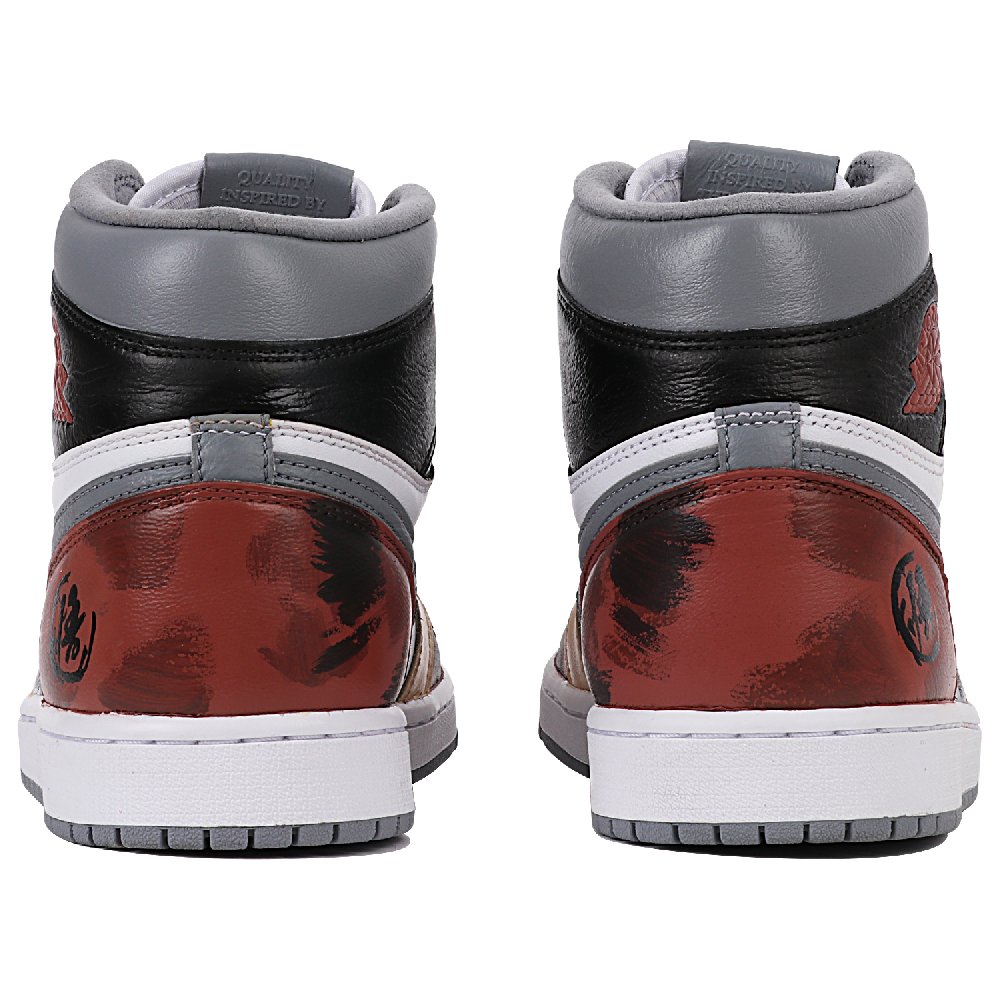 Jordan Air Jordan 1 Vintage Basketball Shoes Unisex High Top Red/White/Black